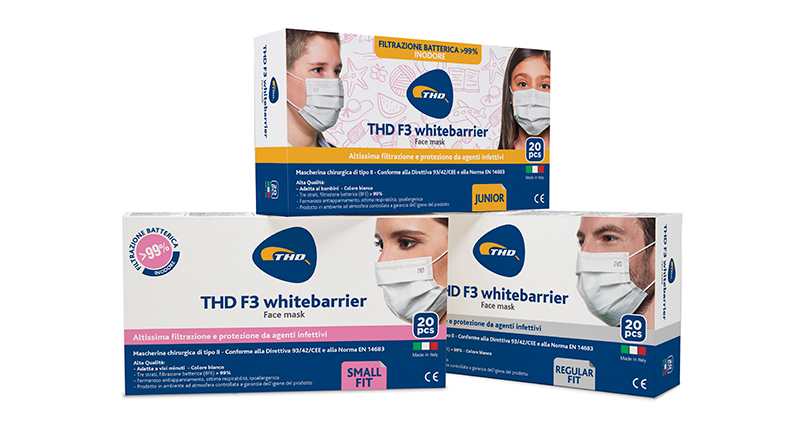 THD Face Mask F3 whitebarrier 